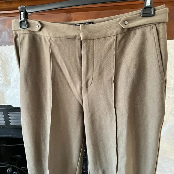G by Giuliana Women’s Ponte Knit Army Green Pants NWOT Size 12 - Picture 3 of 11